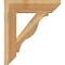 Ekena Millwork Funston Slat Rough Sawn Bracket w/ Offset Brace, Western Red Cedar, 8"W x 28"D x 32"H BKT0806X28X32FST06RWR - alternate 2